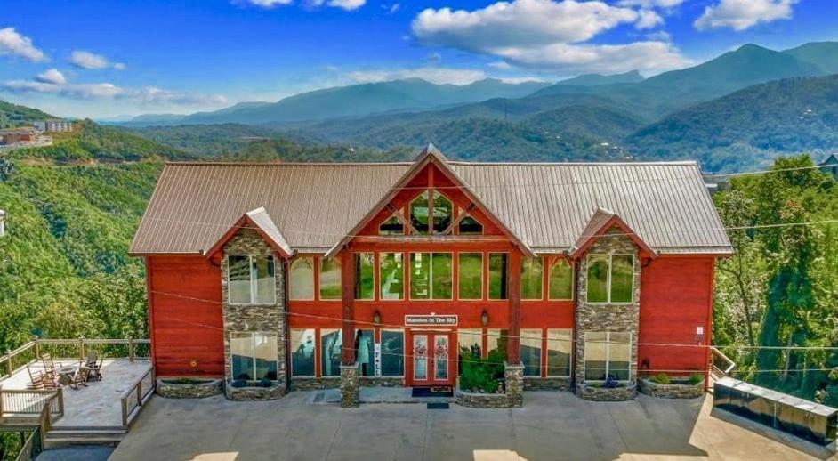 Mansion In The Sky Cabin 蓋特林堡 外观 照片